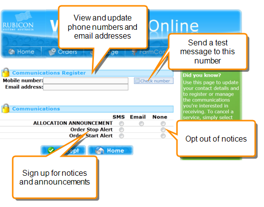 Registering For Notifications