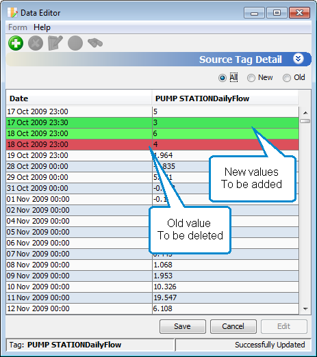 Editing Tag Values